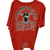 T-shirt crooks rouge champagne