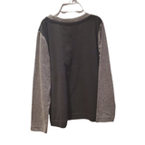 Longsleeve trouble maker gris foncer manche noir