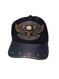 Casquette gothique skull vintage