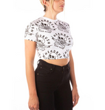 T-Shirt Court Headrush ‘Skull & Bolts’ Femme
