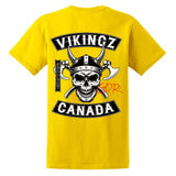 T-Shirt Vikingz ‘LV’ Canada Jaune