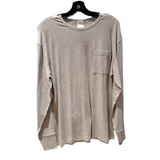 Chandail Manches Longues Sample gris avec poche