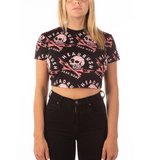 T-Shirt Court Headrush ‘Skull & Bolts’ Femme