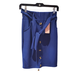 Jupe bleu foncé