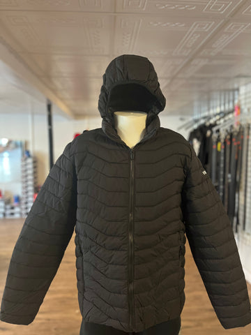 Manteau avec capuchon à zipper VIKINGZ NOIR