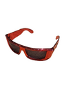 Lunette soleil rouge