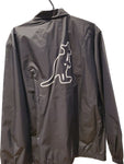 Manteau noir ecrit kangol a lavant