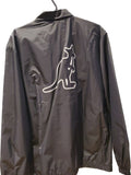 Manteau noir ecrit kangol a lavant