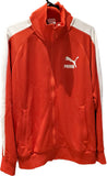 Veste puma rouge ligne blanche