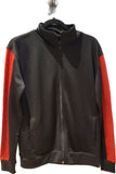 Veste noir avec bande rouge