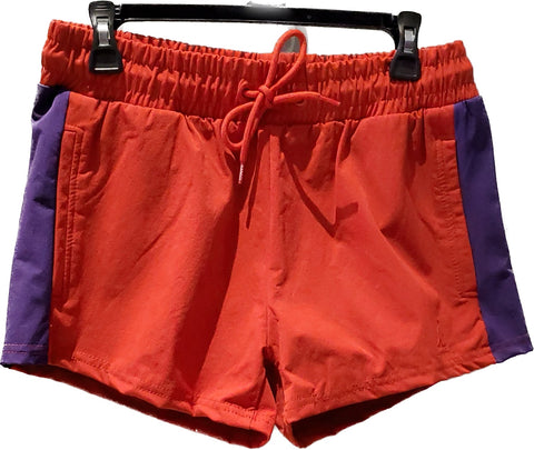 Short kangol rouge et mauve