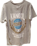 Tshirt kangol gris avec dessin dans le dos