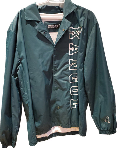 Manteau vert kangol ecrit a lavant